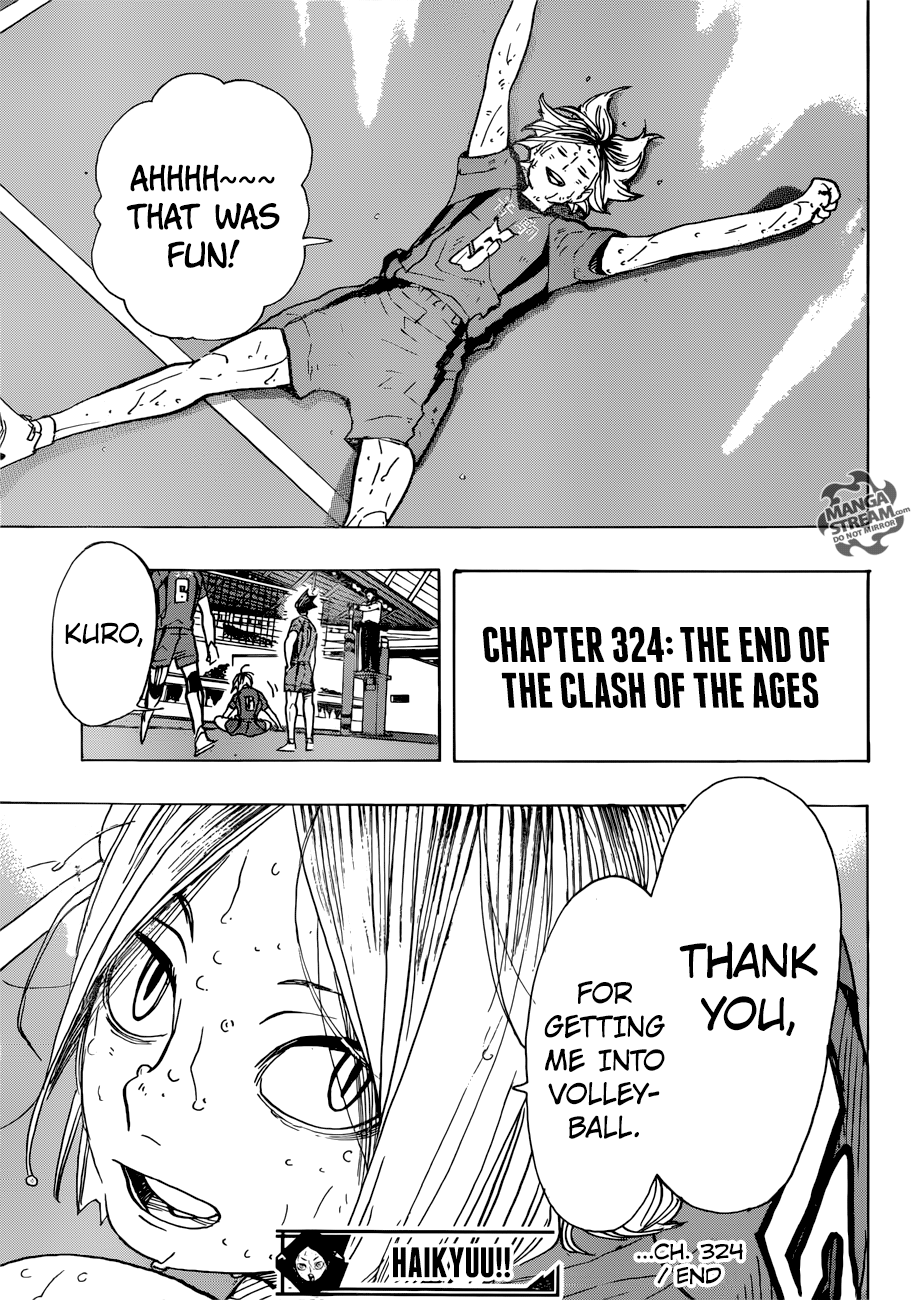 Haikyuu!!, Chapter 324 image 17